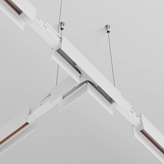 Коннектор питания Т-образный Exility белый 1,64*1,82 см, LED*W TRA034CWT-42W Maytoni, Белый