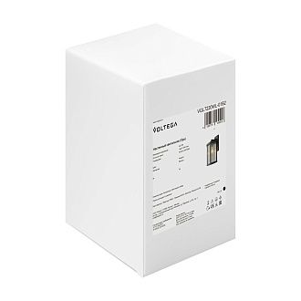 Уличное бра 18*12*-30 см, 1*E27*40W Voltega  VGL7220WL-01B2, Черный