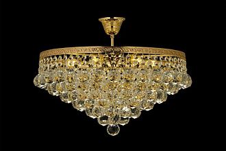 Люстра потолочная *46*35 см, 6*E27*60W, Arti Lampadari Castellana Gold Castellana E 1.3.46.501 G, Золото