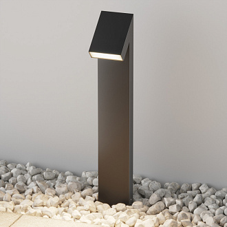 Садово-парковый светильник 18*20*90 см, LED, 15W, 3000К, Maytoni GUSS O592FL-L15GF3K серый