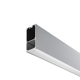 Алюминиевый профиль  Накладной 35,6*66,8*2000 мм для светодиодной ленты Maytoni Led strip Серебро ALM-3566-S-2M