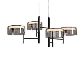 Подвесной светильник 68*50*45-131 см, LED*4W, 3000K, Freya Tower FR5536PL-L14B, Черный