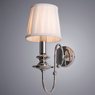 Бра Arte Lamp Molly A1316AP-1CC  хром/белый