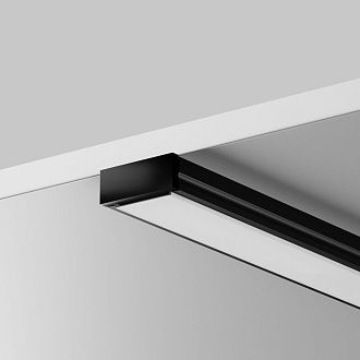 Комплект заглушек (для профиля 15×06) 10 шт., ALM-001-B-EC 642019, 1*2*1 см, Maytoni Led Strip 642019, Черный