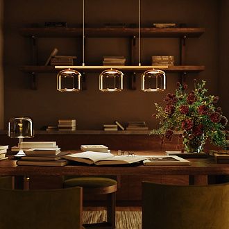 Подвесной светильник Maytoni MOD286PL-L12G3K 80*18*60-220 см, *LED*14W, 3000K, Maytoni Spirito MOD286PL-L12G3K, Золото