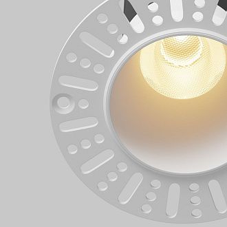 Встраиваемый светильник DL120-10W-2.7K-TRS-W **-9,7 см, *LED*10W, K, Maytoni technical Dip DL120-10W-2.7K-TRS-W, Белый, вр 5,8 см