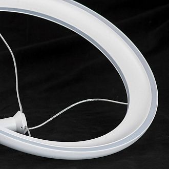 Люстра подвесная *40*35-150 см, 1*LED*24W, 4000K, Lussole Hardin LSP-7425, белый
