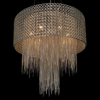 Подвесная люстра 50 см, Loft IT Opera 10406/500, никель 