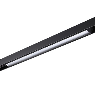 Трековый светильник 49 см для низковольного шинопровода Novotech Flum 358416, LED, 4000K, черный