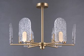 Потолочная люстра Vele Luce Aria VL1951L06, латунь, диаметр 62см