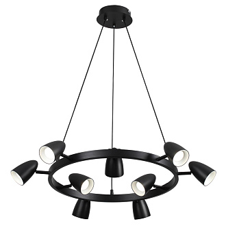 Подвесной светильник 73,5*100 см, 9*GU10 Lumion Ilmina 8237/9 черный