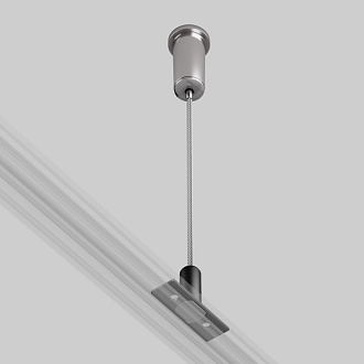 Комплектующие для трековой системы 2,5*0,8*200 см, Maytoni Technical Accessories for tracks Levity TRA184SW-1B черный