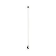 Комплектующие для трековой системы  TRA159C-B1-PT 4,5*2,9*-74,5 см, *Maytoni technical Accessories for tracks Flarity TRA159C-B1-PT, Платина