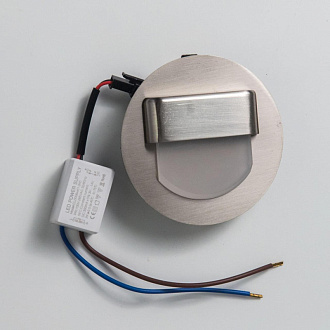 Встраиваемый лестничный светильник Citilux Скалли CLD006R1, Хром, вр 6,5 см