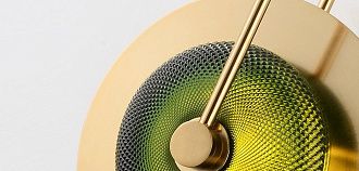 Бра Green Disk One 25*25*31 см, 1*LED*5W, ImperiumLoft 44.65, Латунь