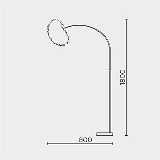 Напольный светильник MODESTYLE MS.3108.01FL