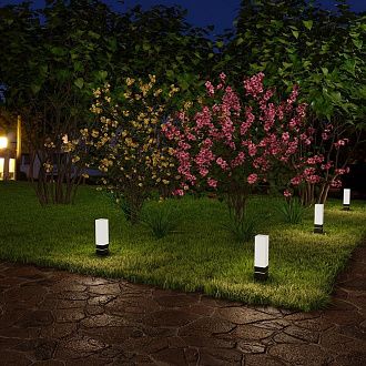 Уличный ландшафтный светодиодный светильник Черный IP54 1536 TECHNO LED Elektrostandard