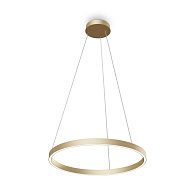 Подвесной светильник 60*127,5 см, LED, 36W, 2600К-3500К, Maytoni Rim MOD058PL-L32BSK латунный