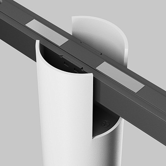 Светильник на шине 5,3*5,3*10,4 см, LED, 7W, 3000К, Maytoni Technical ALFA TR122-2-7W3K-W белый