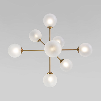 Потолочный светильник 72*87 см, 8*G9 Eurosvet 50383 латунь a066796