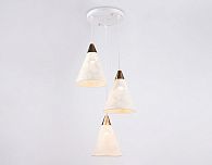 Светильник подвесной 36*18*80 см, E27 W, К, белый, золото Ambrella Traditional Loft TR8433
