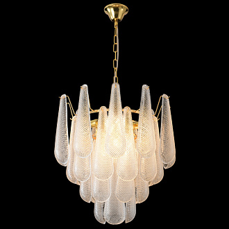 Каскадная люстра 46*148 см, 8*E14, 320W, Crystal Lux FONTAIN SP8 GOLD золотой