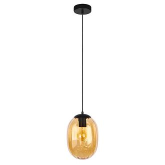 Подвесной светильник *18*-27,5 см, 1*E27*40W, LOFT IT Bubble 10427 Amber, черный