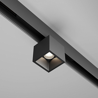 Светильник 19,3*5,3*9,6 см, LED, 7W, Maytoni Technical Alfa S TR133-4-7W-DS-B черный, 3000-6000K, 50°, Dim