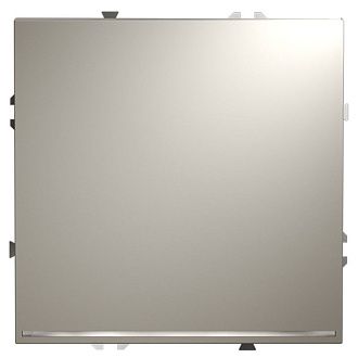 Выключатель встраиваемый Voltum S70 одноклавишный с подсветкой 10А, кашемир пластик Soft touch VLS010203