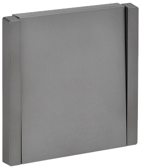 Выключатель 1-кл. самовозвратн. 10А FP510 стальной IEK FORTE&PIANO, FP-V14-0-10-1-K46