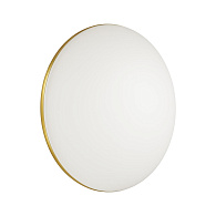Cветильник 49*8,5 см, LED 72W, 3000-4200-6500 К, IP43, белый/золотистый, пластик Sonex Lassa, 3043/EL