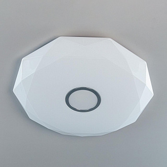 Светильник 67 см, 100W, 3000-5500К с Алисой, Citilux Диамант Смарт CL713A100G Хром, с пультом