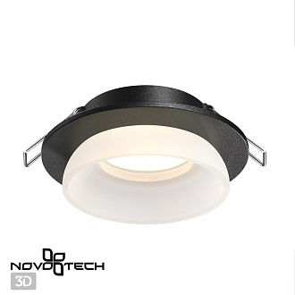 Встраиваемый светильник Novotech LIRIO 370721, черный