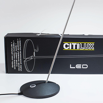 Настольная лампа с выключателем Citilux Ньютон CL803032 LED черный