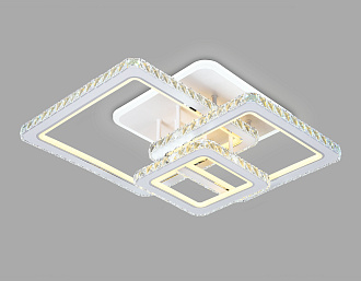 Светильник 67*51*15 см,  145W, 3000К, белый, хром Ambrella Acrylica Ice FA1732