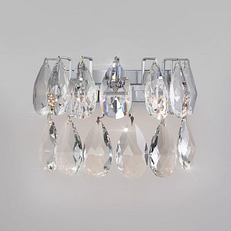 Бра с хрусталем 27*17,5*19 см, *LED, 8W, 3000;4000;6000 Bogate's Marvel 437/1, хром