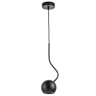 Светильник подвесной 9*39 см, 1*G5.3*7W Lightstar Fabi 110717 черный