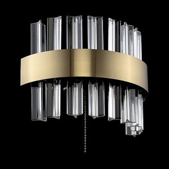  Бра хрустальное с выключателем Бронза CL337313 