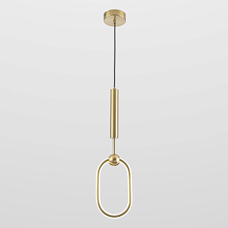 Подвесной светильник Lussole LSP-7092, 17*75 см, бронзовый