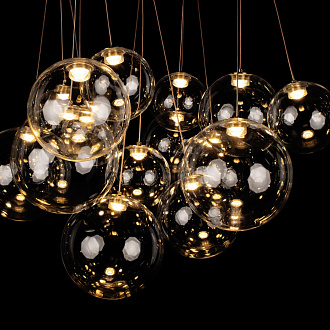 Подвесной светильник 50 см, 15*LED*5W 3000K LOFT IT Pop it 10270/D15 золото