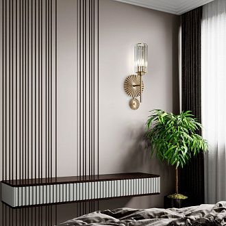 Бра 21*20*50 см, Е14 1x40W, Бронза MODELUX ML.532.02 AB