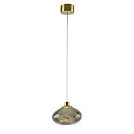 Подвесной светильник 17*168 см, 1*LED*4W 3000K Odeon Light MELA 7045/4L бронзовый