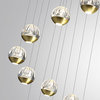 Светильник 51 см, 60W, 2800Лм, Odeon Light 5101/60L, латунь