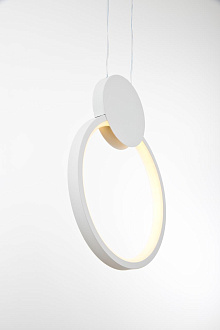 Подвесной светильник 20*2*132 см, LED 20W, 3000 / 6000K, Черный LED4U 8574