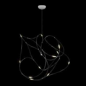 Подвесной светильник 80 см, 5W, 3000K, Loft IT Flock of Light 10309/11 CR, хром