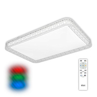 Светильник 90*64 см, 120W, 3000-4200K с пультом Citilux Герцог 722120RC белый