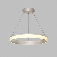 Подвесной светильник 60 см, 38W, 3000K, Denkirs Ring DK6670-SN, никель