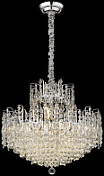 Подвесная люстра 60*60*135 см, 16*E14, 640W, Wertmark  WE154.16.103 хром