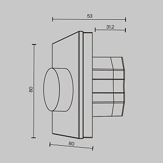 Роторная панель управления DALI DT8 Цветная (RGB) Maytoni 721038