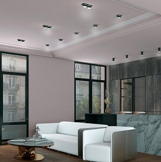 Встраиваемый светильник Novotech LIRIO 370719, черный, вр 16,5*7 см